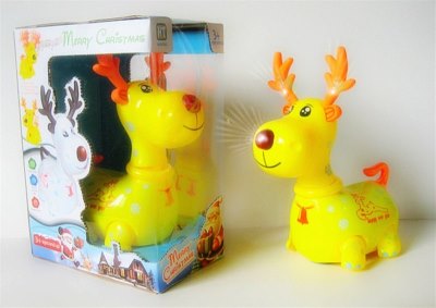 B/O CARTOON DEER W/LIGHT & MUSIC & BUMP AND GO   - HP1045840