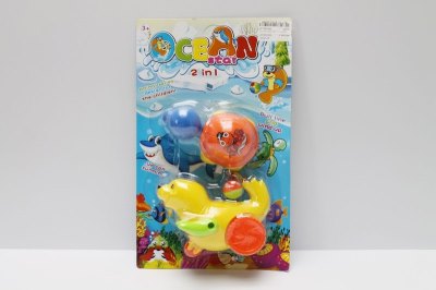 PULL LINE SEA LION  & WIND UP TORTOISE W/SWING - HP1045845