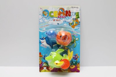 PULL LINE FISH & WIND UP TORTOISE W/SWING - HP1045852