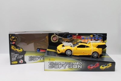 TRANSFORMATIVE CAR W/SOFT SHOOTING  RED/YELLOW - HP1046194