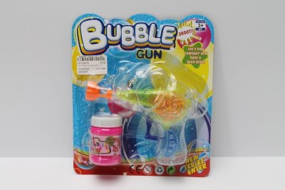 FRICTION BUBBLE GUN W/LIGHT 2COLOR - HP1046205
