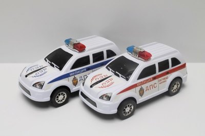 FRICTION POLICE CAR BLUE/RED (RUSSIAN VERSION)  - HP1046238