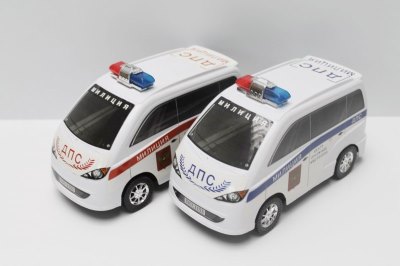 FRICTION POLICE CAR BLUE/RED (RUSSIAN VERSION)  - HP1046240
