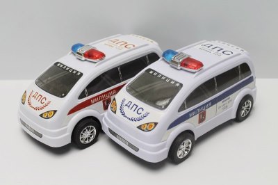 FRICTION POLICE CAR BLUE/RED (RUSSIAN VERSION)  - HP1046242