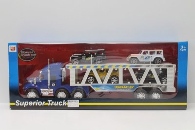 FRICTION TRUCK W/4 PULL BACK JEEP RED/BLUE/BLACK - HP1046266