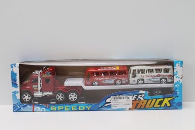 FRICTION TRUCK W/2 FREE WAY BUS RED/BLACKBULE/ - HP1046311