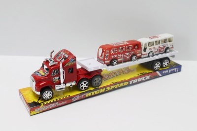 FRICTION TRUCK W/2 FREE WAY BUS RED/BLACKBULE/ - HP1046313
