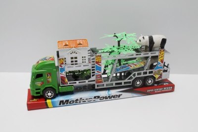 FRICTION TRUCK W/2 ANIMAL + HOUSE + TREE - HP1046402
