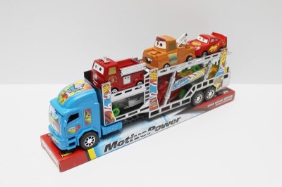 FRICTION TRUCK W/3FREE WAY CAR & 2 F1 & MOTORCYCLE - HP1046408