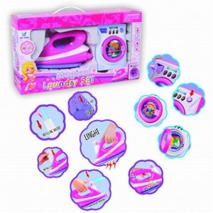 WASHING MACHINE & IRON W/LIGHT & MUSIC & ROTATING - HP1046468