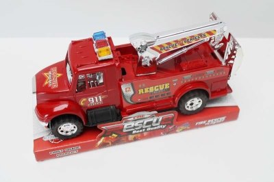 FRICTION FIRE TRUCK,RED/YELLOW - HP1046576