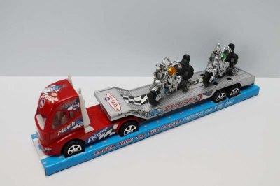 FRICTION TRUCK W/2 PULL BACK MOTORCYCLE - HP1046624