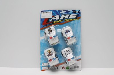 4只装回力警车 4款混装 - HP1046705