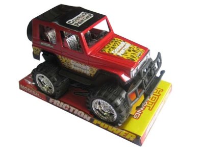 FRICTION JEEP RED/BLUE/SILVER - HP1046800