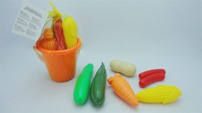 BEACH BUCKET W/VEGTABLES 7PCS - HP1046851