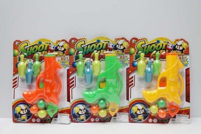 PINGPONG & BOWLING SHOOTING GUN ORANGE/GREEN/YELLOW - HP1046896