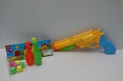 PINGPONG & BOWLING SHOOTING GUN 2ASST 2COLOR - HP1046980