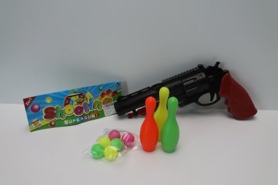 PINGPONG & BOWLING SHOOTING GUN 2ASST 2COLOR - HP1046981