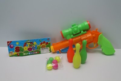 PINGPONG & BOWLING SHOOTING GUN 2ASST 2COLOR - HP1046982