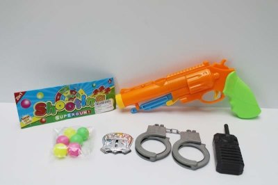 PINGPONG SHOOTING GUN W/POLICE PLAY SET - HP1046991