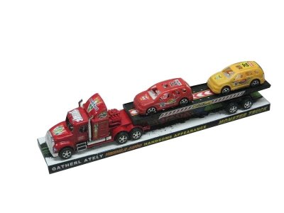 FRICTION TRUCK W/2 CAR 2COLOR - HP1047027