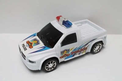 FRICTION POLICE CAR  BLACK/WHITE - HP1047273