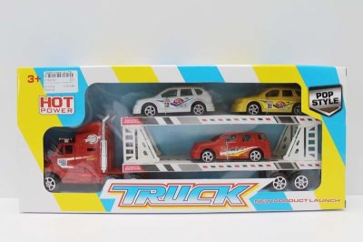 FRICTION TRUCK W/3 FREE WAY CAR RED/BLUE/BLACK - HP1047391