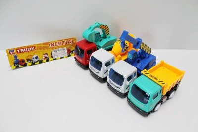 FRICTION CONSTRUCTION CAR (SOLID COLOR) 4ASST - HP1047403