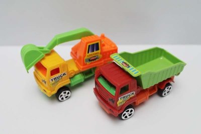 2PCS FREE WAY CONSTRUCTION CAR  2ASST - HP1047444