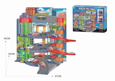 PARKING LOT W/6 FREE WAY CARS - HP1047791