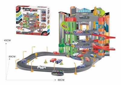 PARKING LOT W/6 FREE WAY CARS W/IC 2AA NOT INCLUDED  - HP1047792