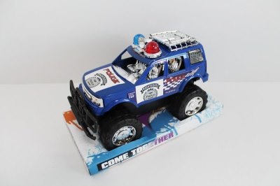 FRICTION CROSS-COUNTRY POLICE CAR RED/BLUE/BLACK - HP1047941