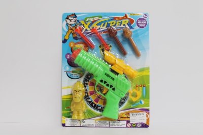 SOFT SHOOTING GUN  GREEN/YELLOW/ORANGE - HP1048049