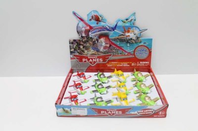 FRICTION PLANE  2ASST 4COLOR 12PCS DISPLAY BOX - HP1048085