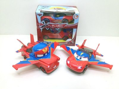 2只装飞机总动员 3D灯光电动车带音乐 - HP1048476