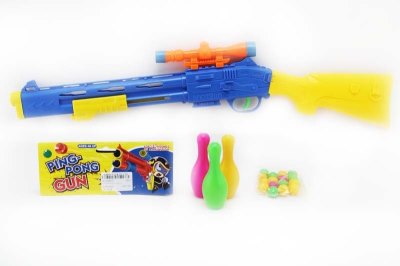 SOFT SHOOTING GUN 2 COLOURS ASST - HP1048875