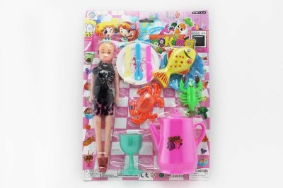 KITCHEN SET W/DOLL - HP1048940