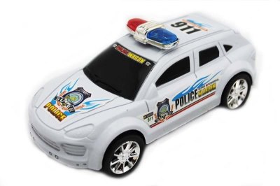 FRICTION POLIC CAR WHITE/BLUE - HP1049195