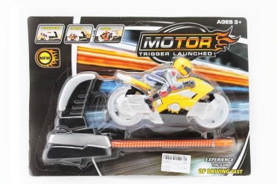 PRESS & GO MOTOCYCLE W/LIGHT & MUSIC  ORANGE/BLUE/YELLOW - HP1049275
