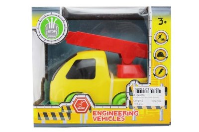 B/O CONSTRUCTION CAR  W/BUMP & GO  & MUSIC  YELLOW/GREEN - HP1049279