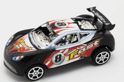 PULL BACK RACING CAR BLACK/RED/BLUE/YELLOW - HP1049352