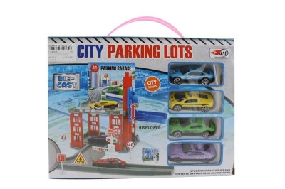 CITY PARKING LOTS W/FREE WAY CAR(DIE-CAST) - HP1049388