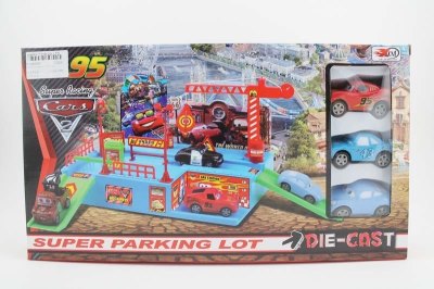PARKING LOTS W/FREE WAY CAR(DIE-CAST) - HP1049390