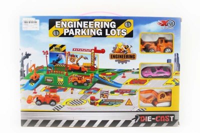 PARKING LOTS W/FREE WAY CAR(DIE-CAST) - HP1049393