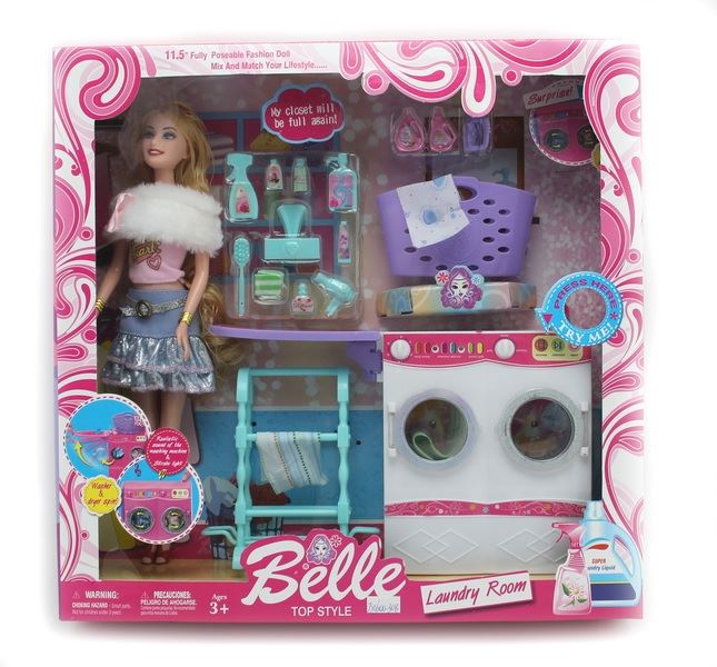 11.5“SOLID BODY DOLL W/ACCESSORIES & MUSIC - HP1049677