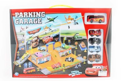 PARKING GARAGE W/1 FREE WAY BUS & 4 CARS - HP1049719