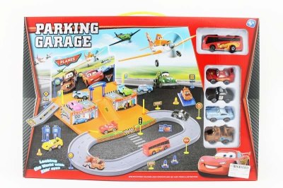 PARKING GARAGE W/1 FREE WAY BUS & 4 CARS - HP1049720