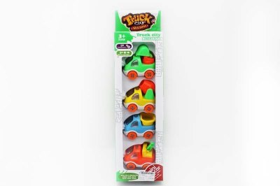FRICTION CAR 4PCS ORANGE/YELLOW/GREEN/BLUE - HP1049888