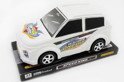 FRICTION CAR W/BELL   RED/BLUE/GREEN/WHITE - HP1049961