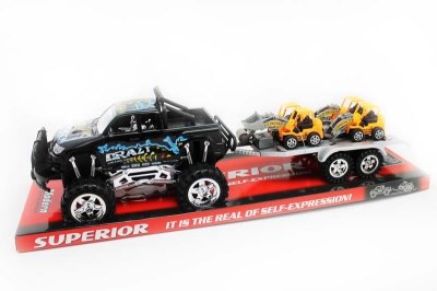 FRICTION CAR W/4 PCS TRUCK 3COLOR - HP1050246